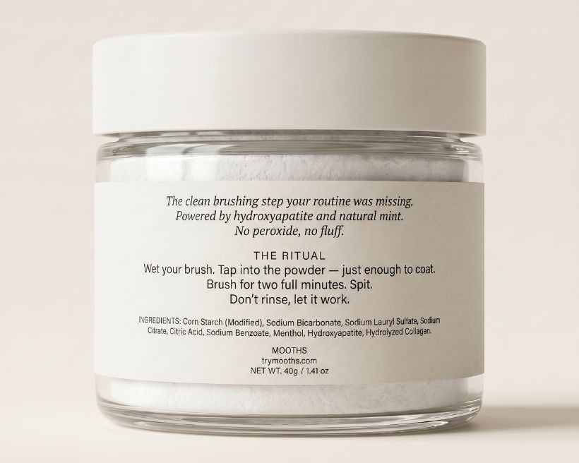 Whitening Powder with Nano-Hydroxyapatite